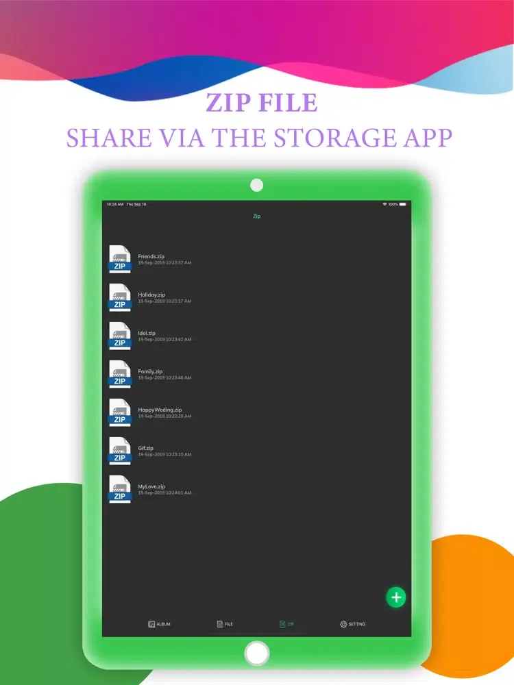 Zrzuty ekranu QuickPic - Photos & Zip File iPad 