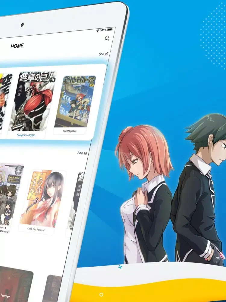 Manga Reader - Top Manga Rock iPad  Screenshots