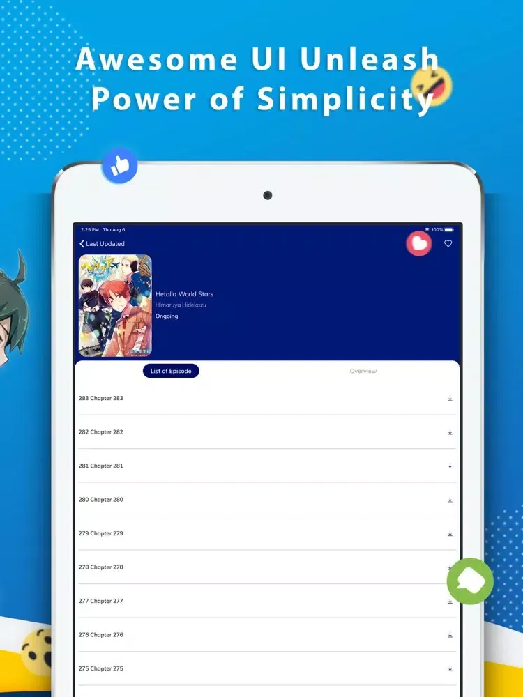 Manga Reader - Top Manga Rock iPad  Screenshots