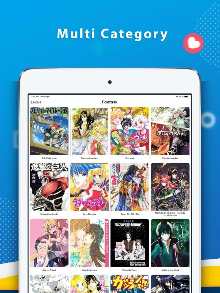 Manga Reader - Top Manga Rock iPad  Screenshots