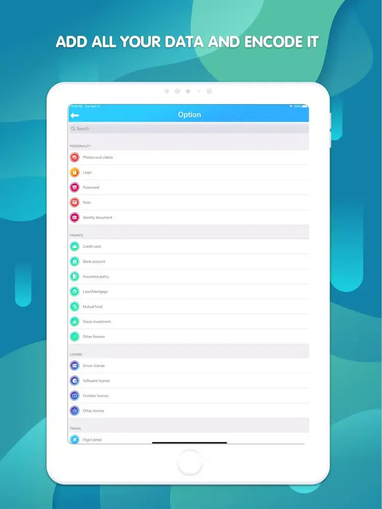 Capturas de pantalla de OneSafe - Password Manager iPad 