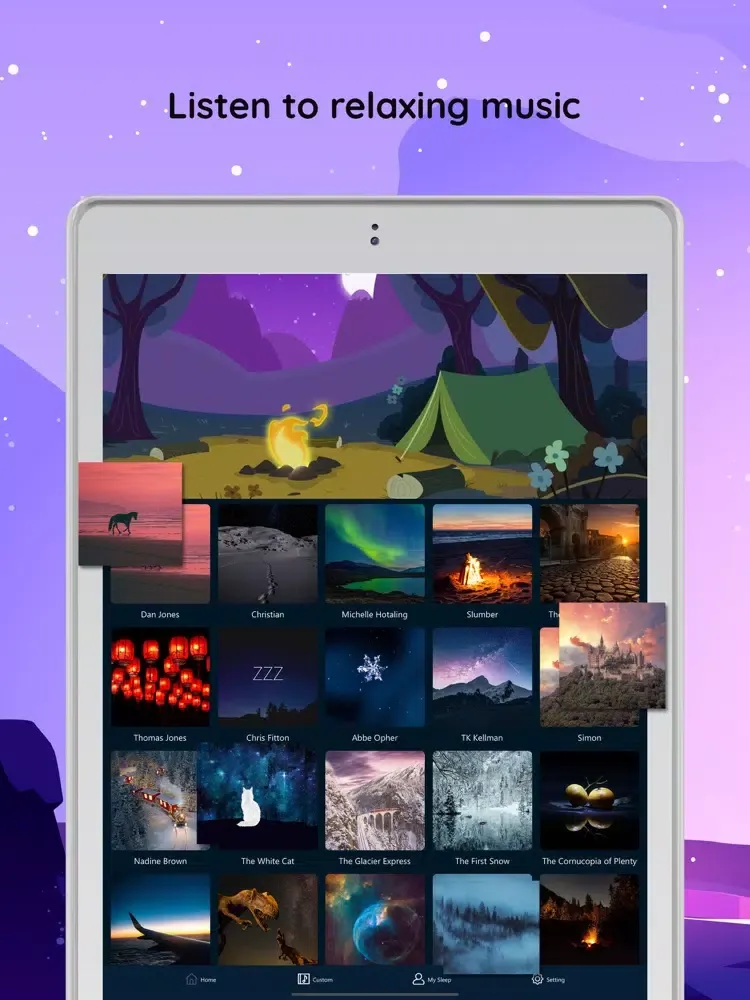 Sleep Sounds - White Noise iPad  Screenshots
