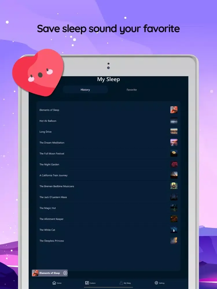 Sleep Sounds - White Noise iPad  Screenshots