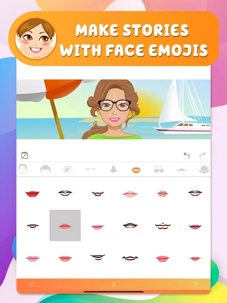 Emoji Maker - Avatar Creator iPad  स्क्रीनशॉट