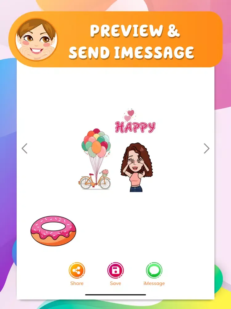 Emoji Maker - Avatar Creator iPad  स्क्रीनशॉट