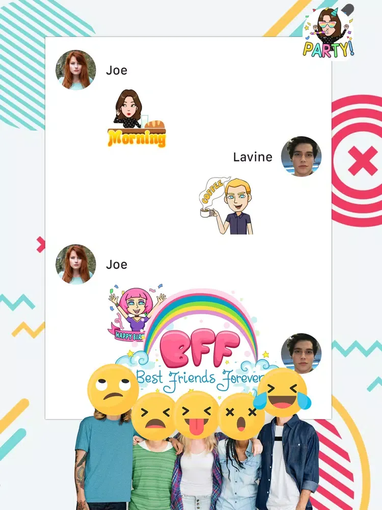 Emoji Maker - Avatar Creator iPad  स्क्रीनशॉट