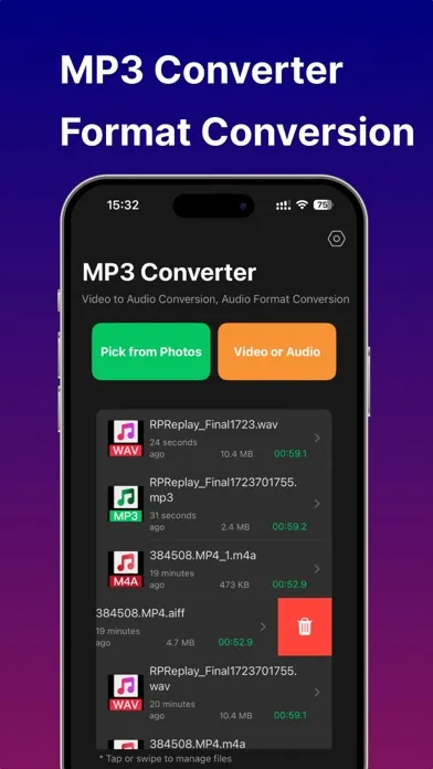 MP3 Converter : Audio Extract應用截圖
