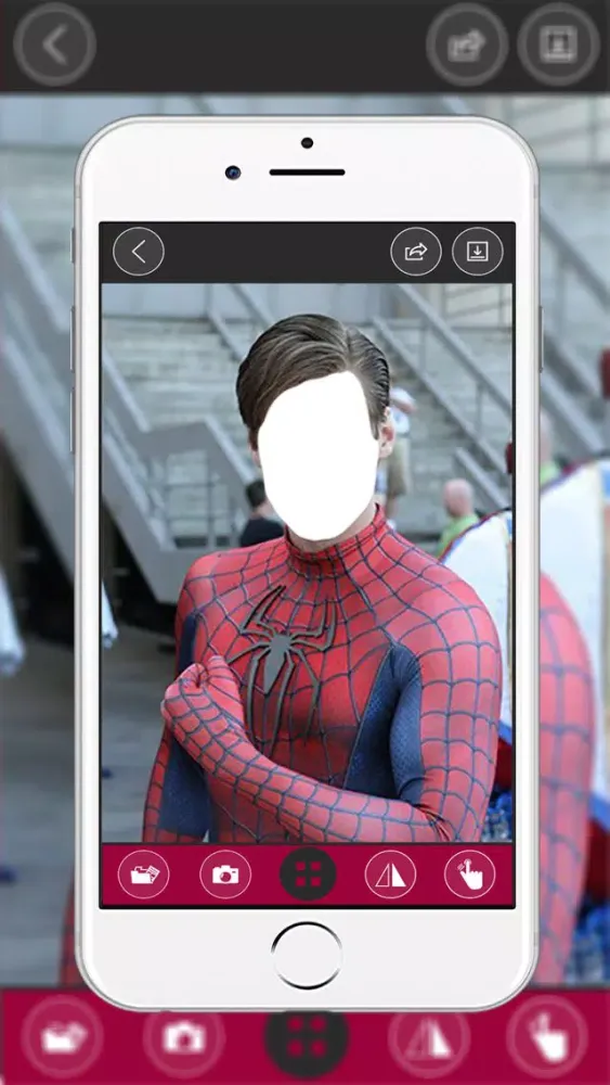 Screenshot di SuperHero Costplay Suit Maker- New Photo Montage With Own Photo Or Camera