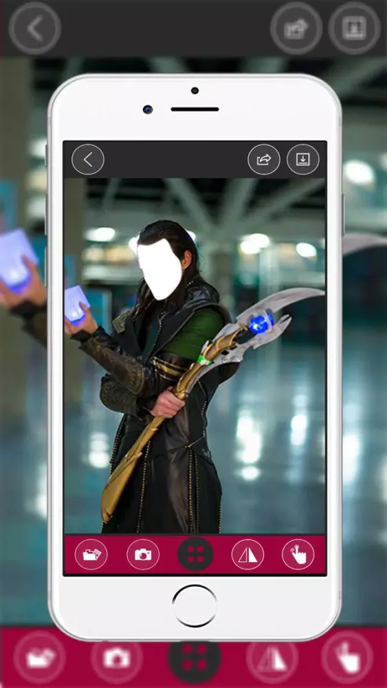Screenshot di SuperHero Costplay Suit Maker- New Photo Montage With Own Photo Or Camera