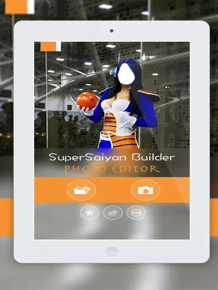 Capturas de pantalla de Super Saiyan Costplay Maker- New Photo Montage With Own Photo Or Camera iPad 