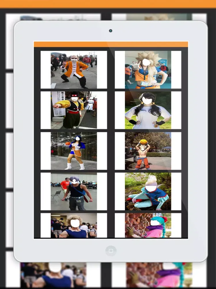 Capturas de pantalla de Super Saiyan Costplay Maker- New Photo Montage With Own Photo Or Camera iPad 