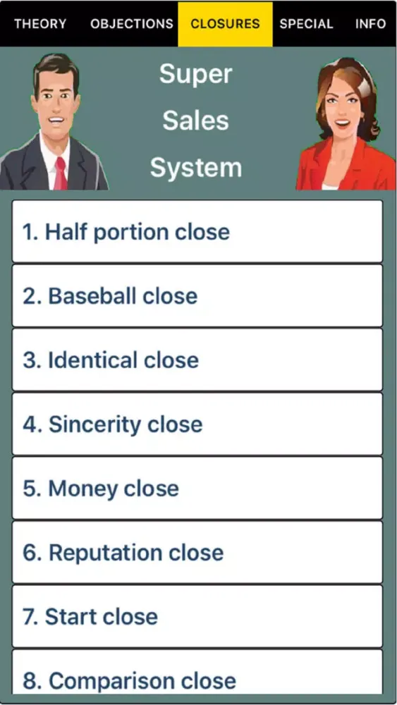 Tangkapan skrin Super Sales System Pro
