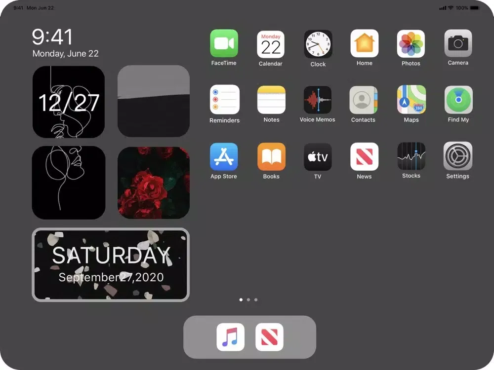 Color Widgets. iPad 應用截圖
