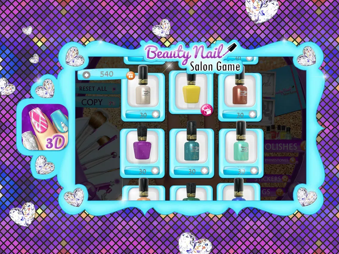 Beauty Nail Design Game.s: Cute Art Makeover Salon iPad 应用截图