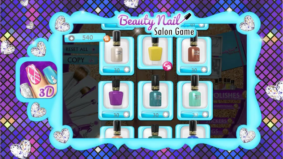 Beauty Nail Design Game.s: Cute Art Makeover Salon应用截图