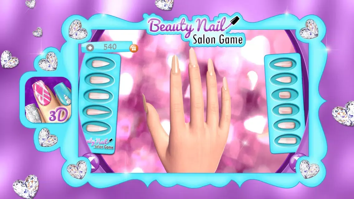 Beauty Nail Design Game.s: Cute Art Makeover Salon应用截图