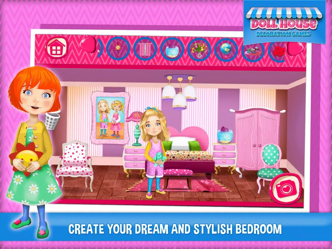 Doll House Decoration Games: Dream Home Design.er iPad  Screenshots
