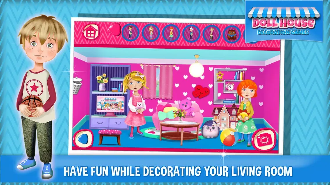Doll House Decoration Games: Dream Home Design.er Screenshots