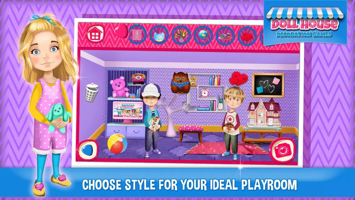 Doll House Decoration Games: Dream Home Design.er Screenshots