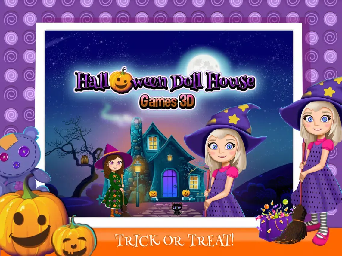 ภาพหน้าจอของ Halloween Doll House Design: Decoration Game.s 3D iPad 