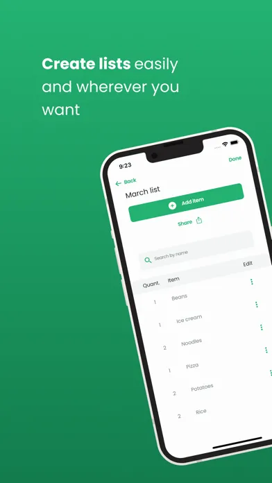 QuickList: Shopping List سکرین شاٹس
