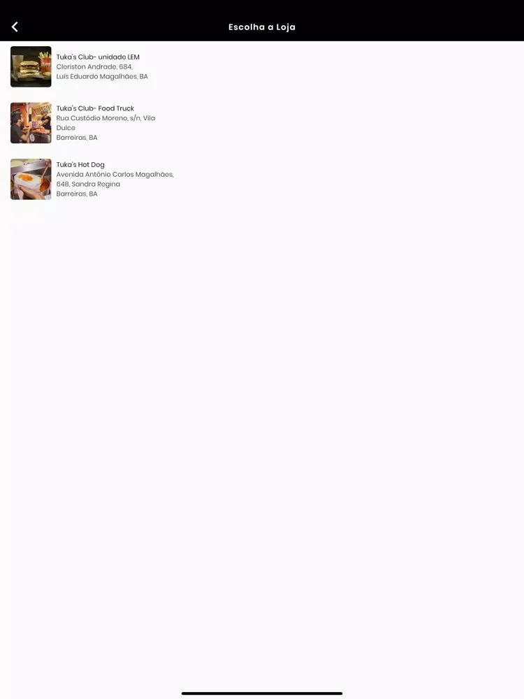 Tangkapan layar Tuka's Club iPad 
