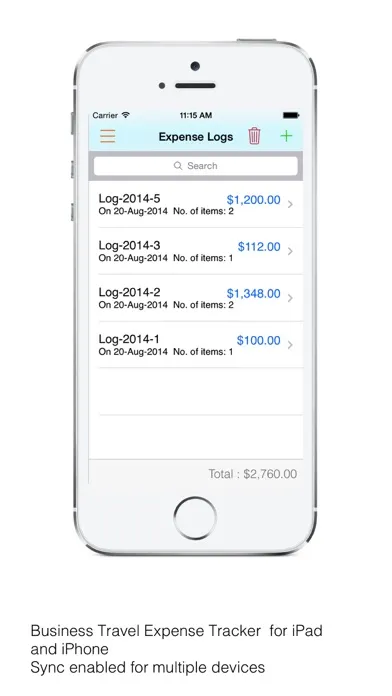 BusinessTravel Expense Track应用截图