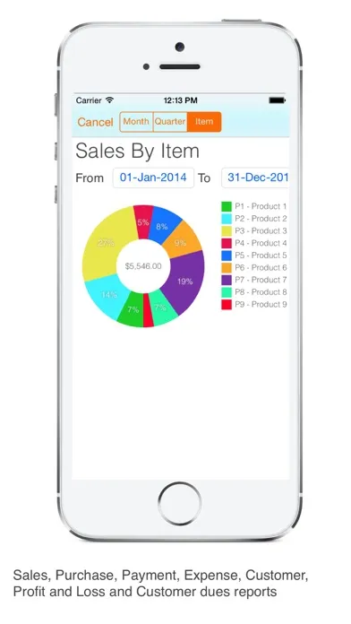 Capturas de tela do Invoice Tracker Sales Email