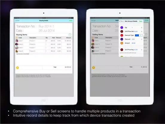 Goods Inventory Pro Retailer iPad  Screenshots