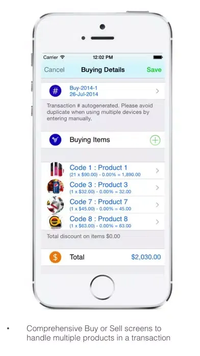 Goods Inventory Pro Retailer Screenshots