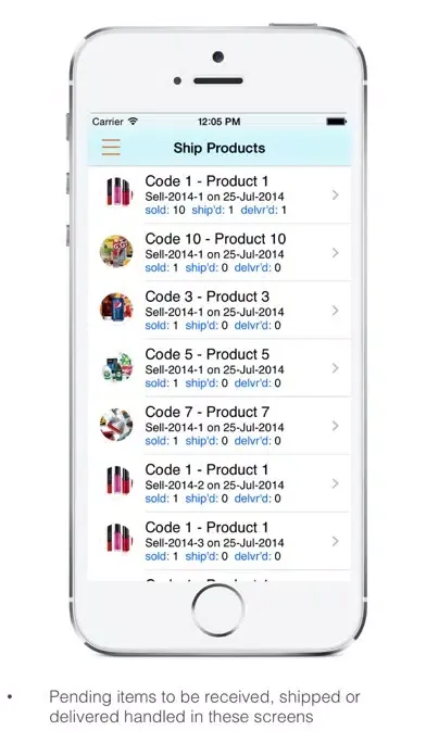 Goods Inventory Pro Retailer Screenshots