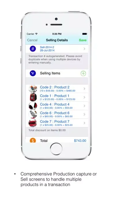 Inventory Pro for Manufacturer Screenshots