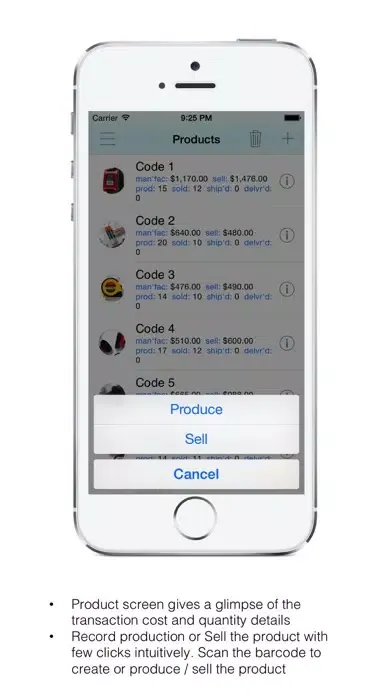 Inventory Pro for Manufacturer Screenshots