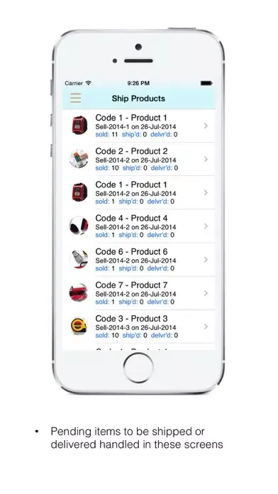 Inventory Pro for Manufacturer Screenshots