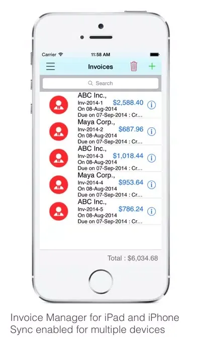 Invoice Tracker Email PDF স্ক্রিনশট