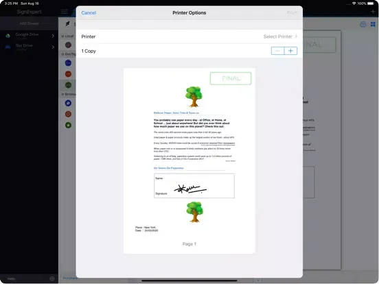 Capturas de tela do PDF Sign Expert Pro -eSign iPad 