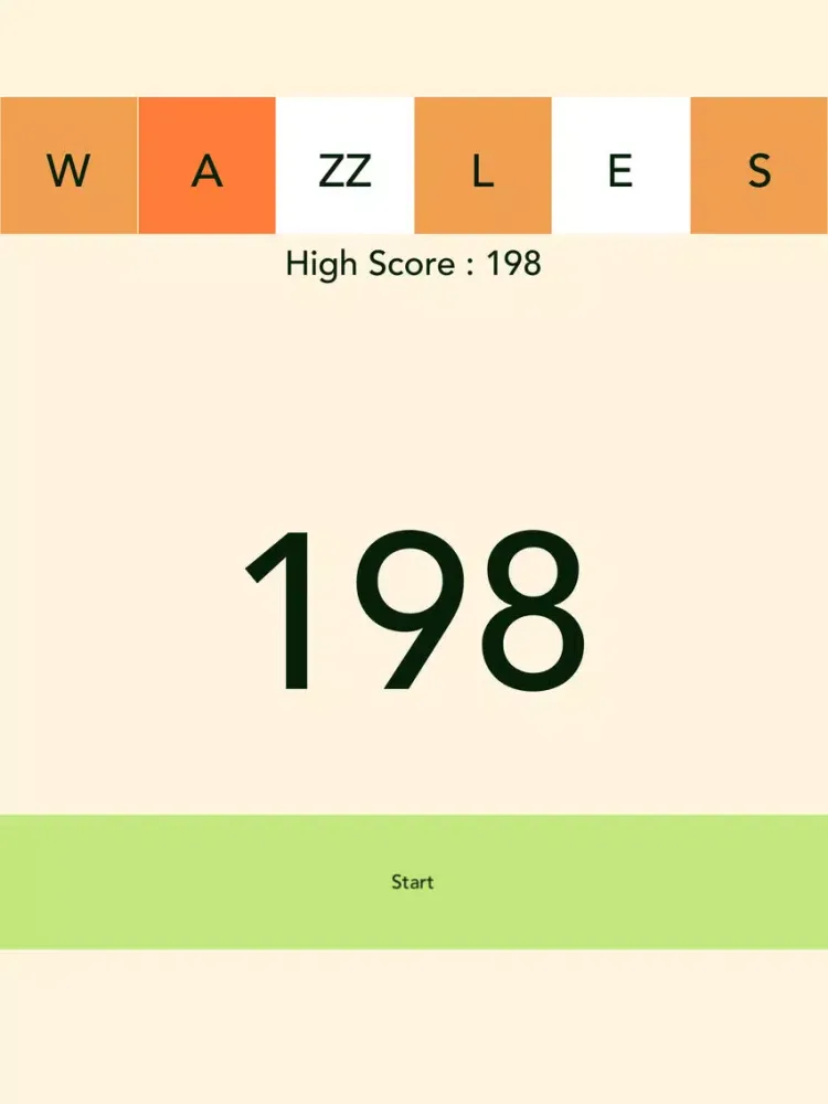 ภาพหน้าจอของ Wazzles iPad 