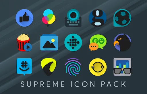Capturas de tela do Supreme Icon Pack