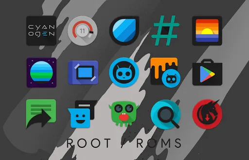 Capturas de tela do Supreme Icon Pack