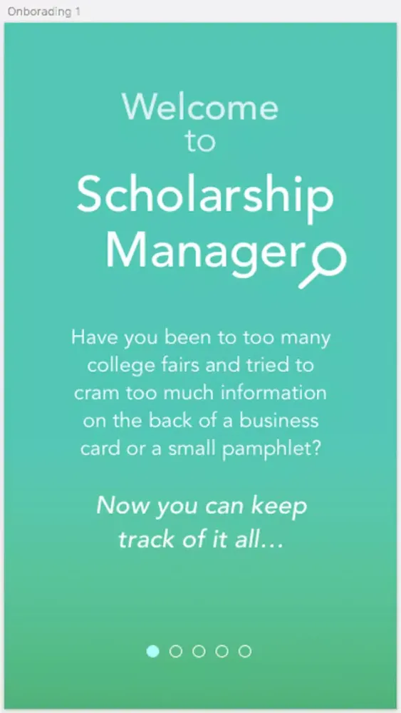 Capturas de pantalla de Scholarship Manager App