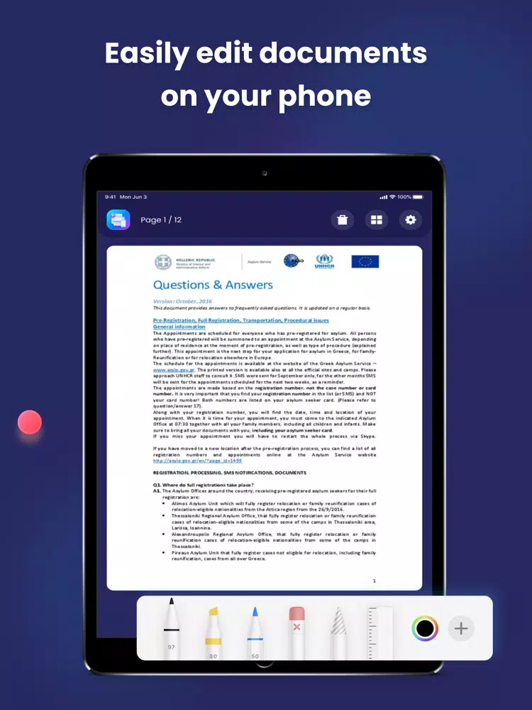 Printer & Scanner App iPad  سکرین شاٹس