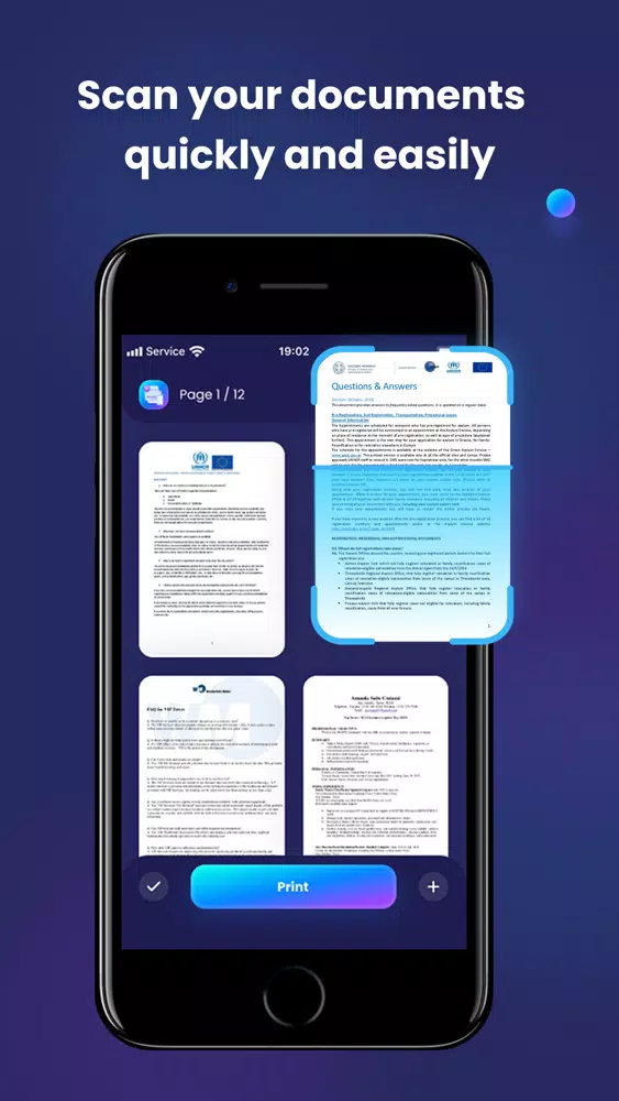 Printer & Scanner App سکرین شاٹس