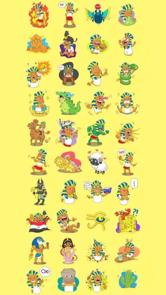Capturas de tela do Susanoo Mega Sticker Pack