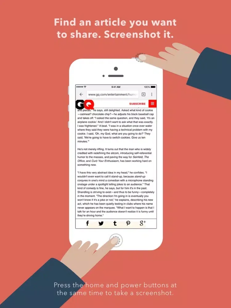 OneShot for Screenshots iPad  স্ক্রিনশট