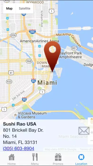Capturas de tela do Sushi Rao USA