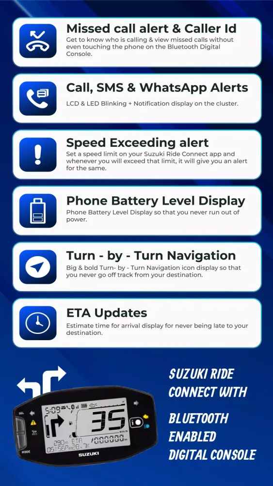 Suzuki Ride Connect Screenshots