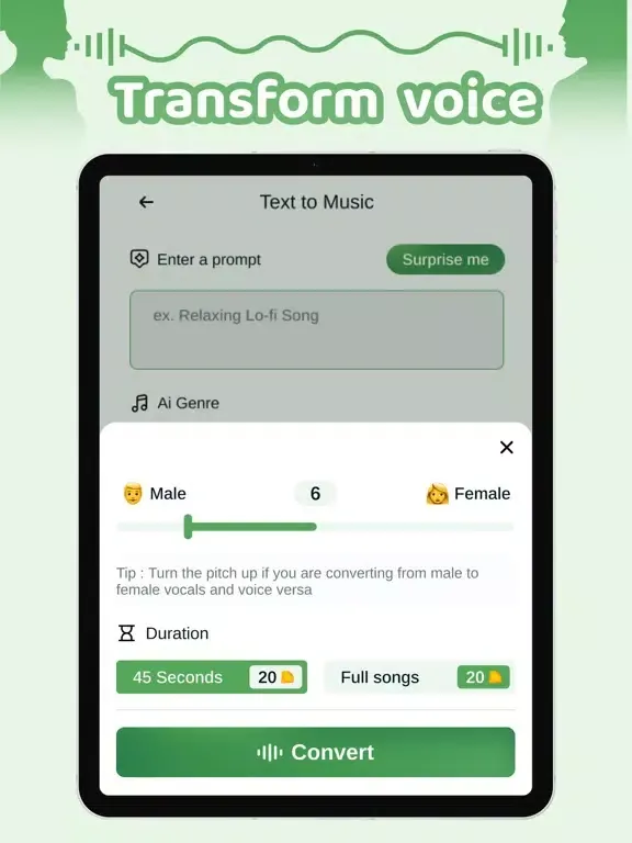 Captures d'écran de AI Music - AI Song Generator iPad 