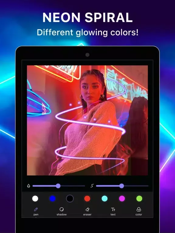 صور AI Neon Effect - Neon Art iPad 