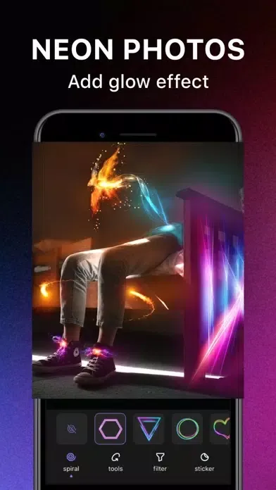 صور AI Neon Effect - Neon Art