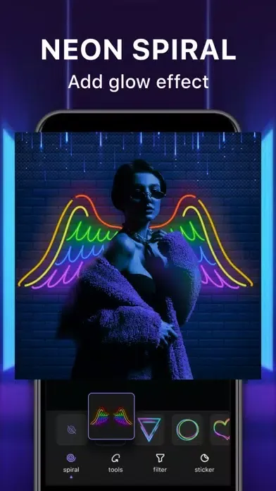 صور AI Neon Effect - Neon Art